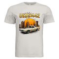 Vintage White - 3001C - FRONT-Oldsmobile 442 comic car lover graphic tee— Carz collection by Stu Borncat Creations