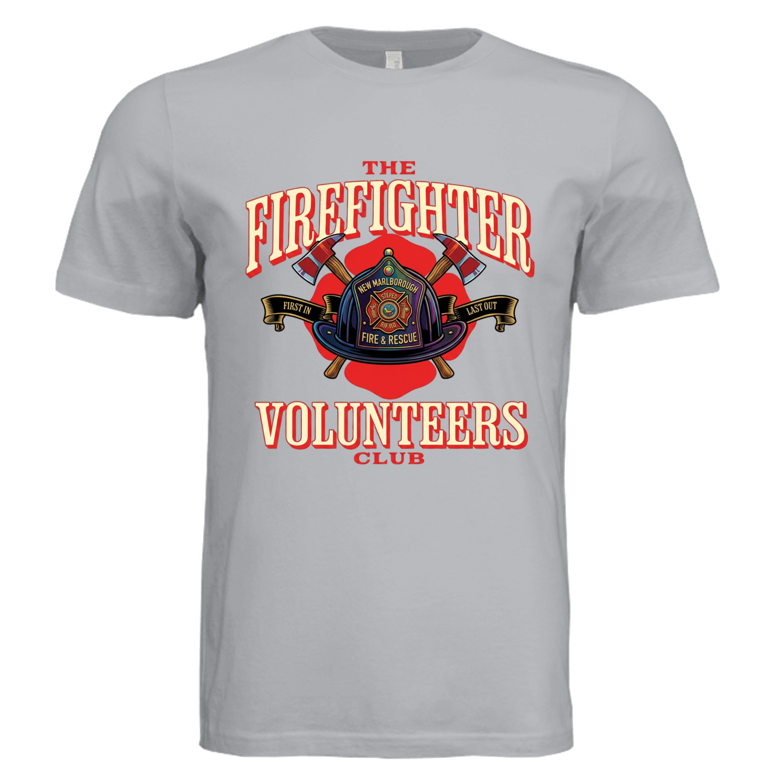 Solid Athletic Grey - 3001C - FRONT-New Marlborough Fire and Rescue volunteer graphic tee  — Stu Borncat Creations