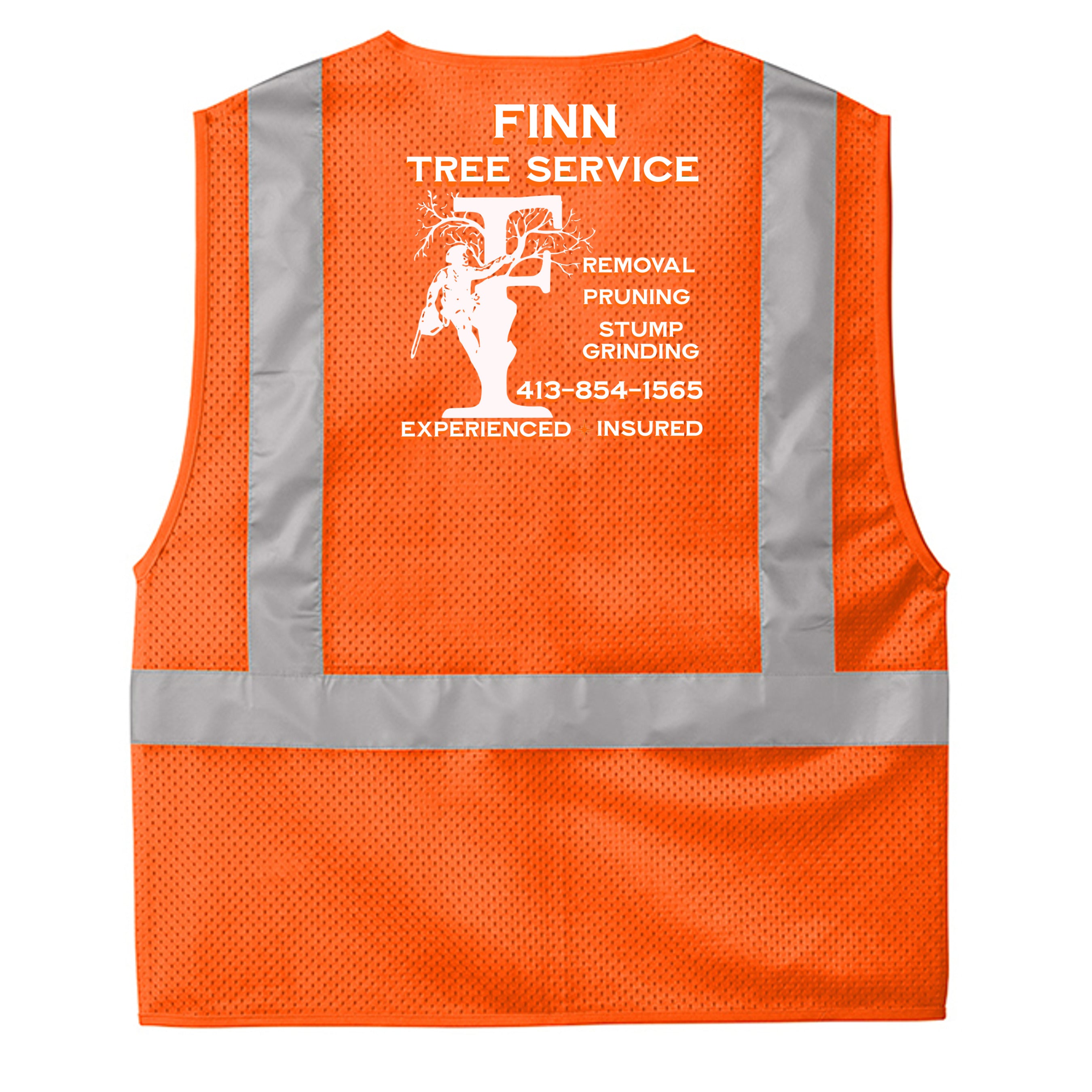 Safety Orange - CSV102 - BACK