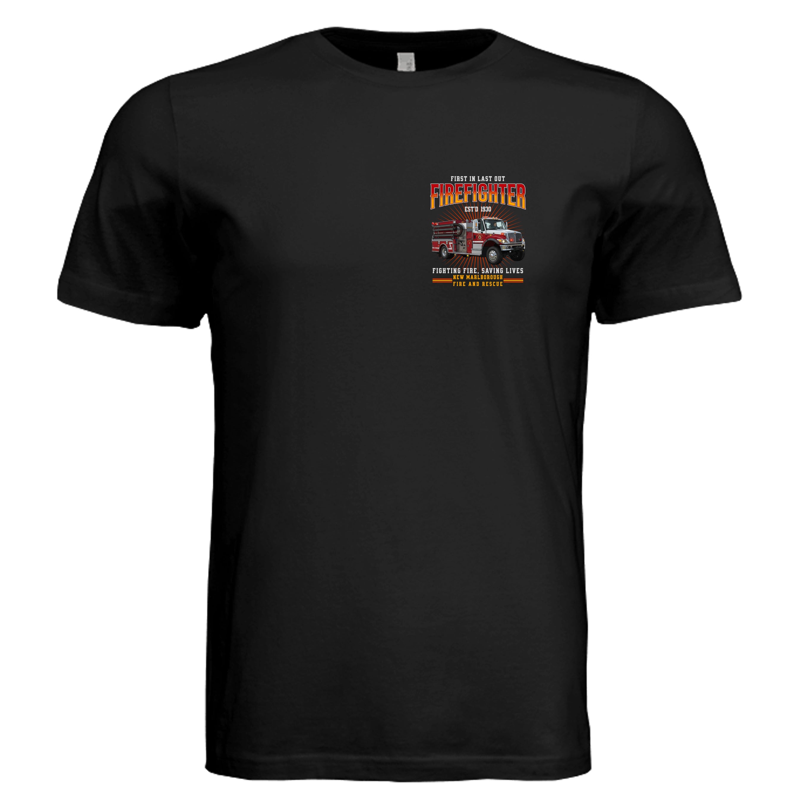 BLACK - 3001C - FRONT-New Marlborough Fire and Rescue firetruck graphic  — Stu Borncat Creations