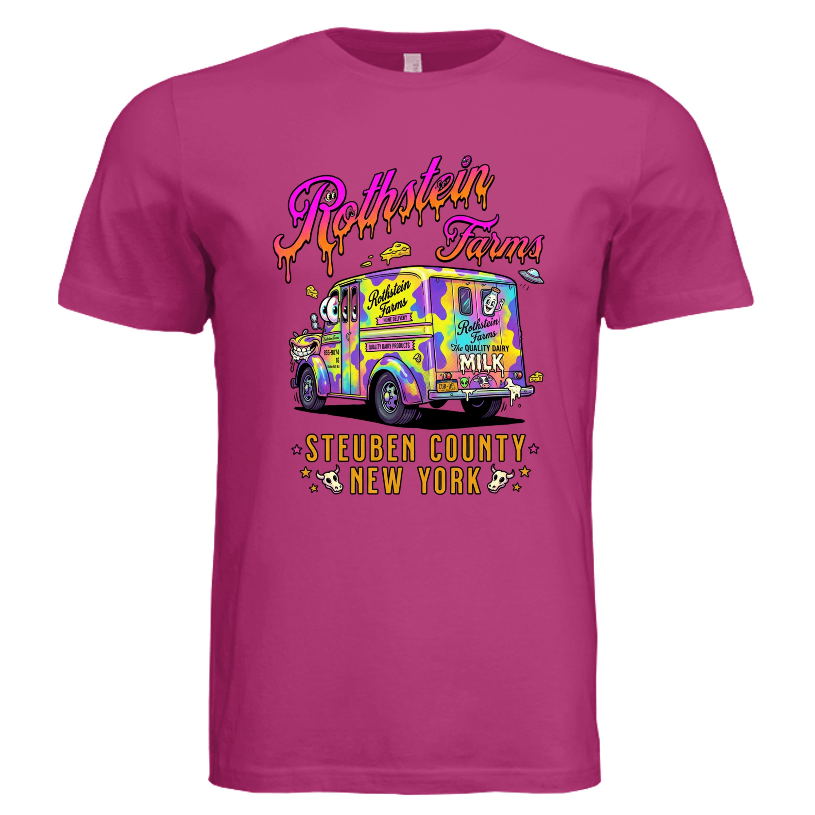 BERRY - New York Truck low brow trucker graphic tee — Carz collection by Stu Borncat Creations
