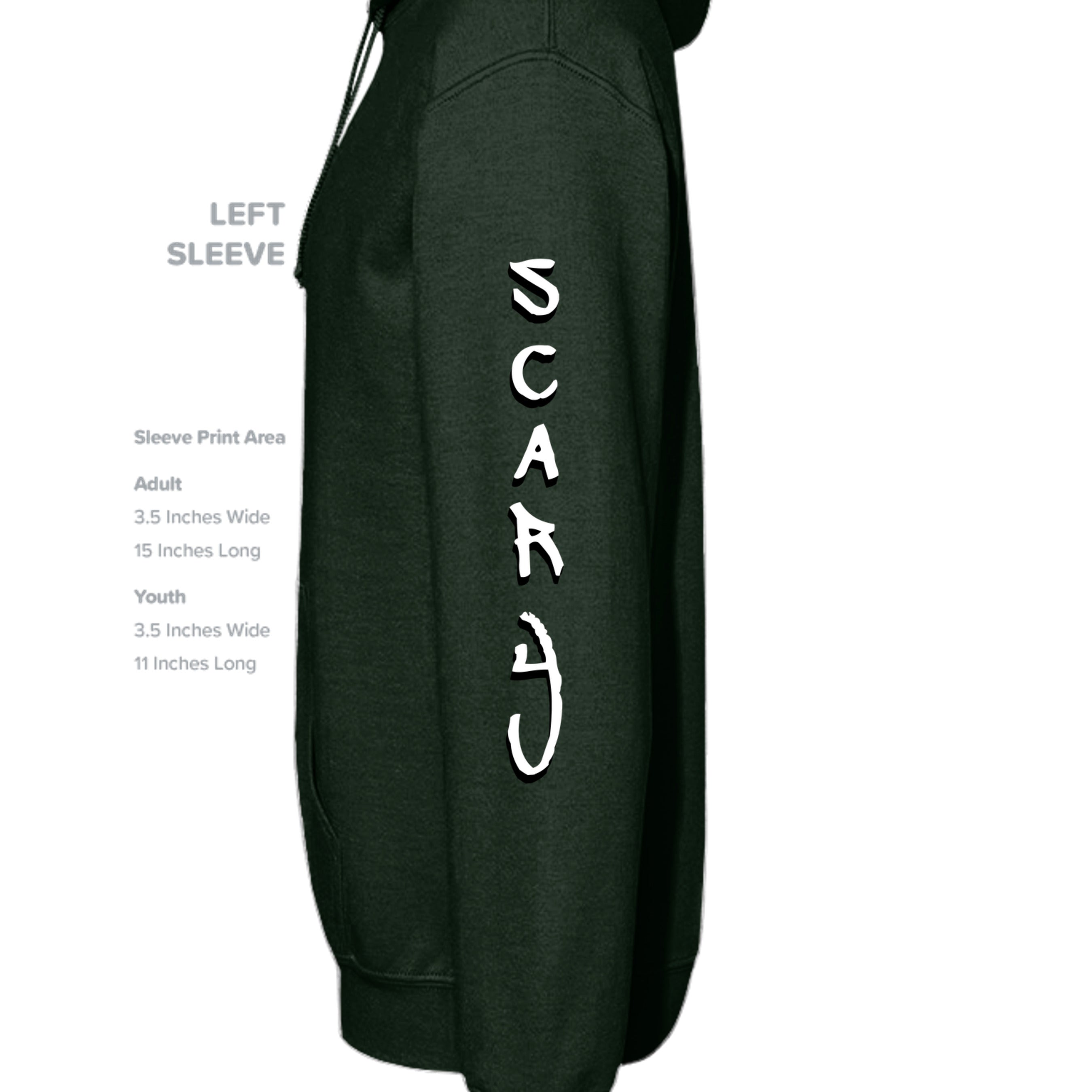 FOREST GREEN - G185B - SLEEVE_LEFT