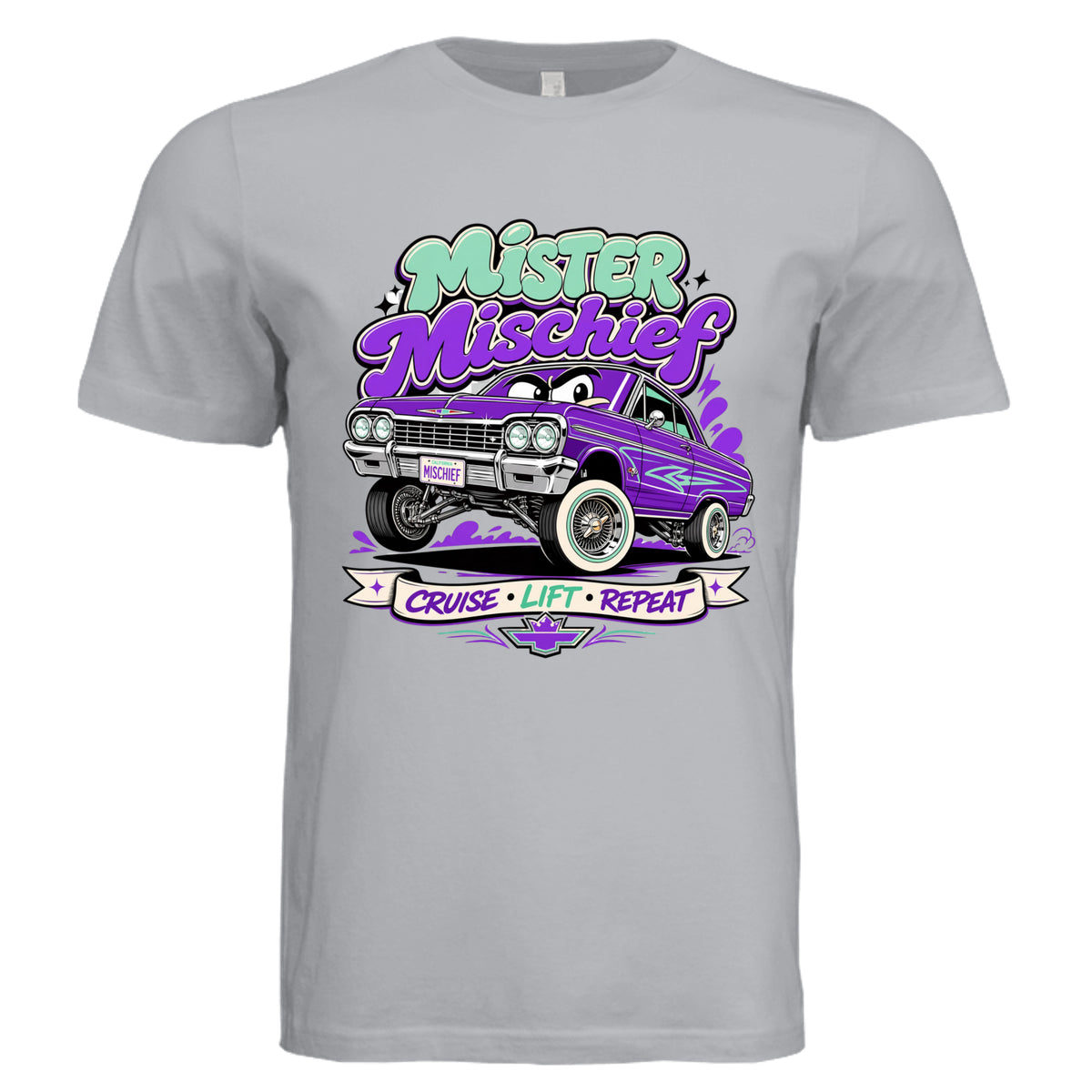 Solid Athletic Grey - 3001C - FRONT