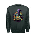 ndm:1424894 — Spooky graphic Halloween adult crewneck sweatshirt — spooky season apparel by Stu Borncat Creations