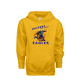 ndm:1425540 — Mt Everett Eagles Unleash the Power kids hoodie — school spirit apparel by Stu Borncat Creations