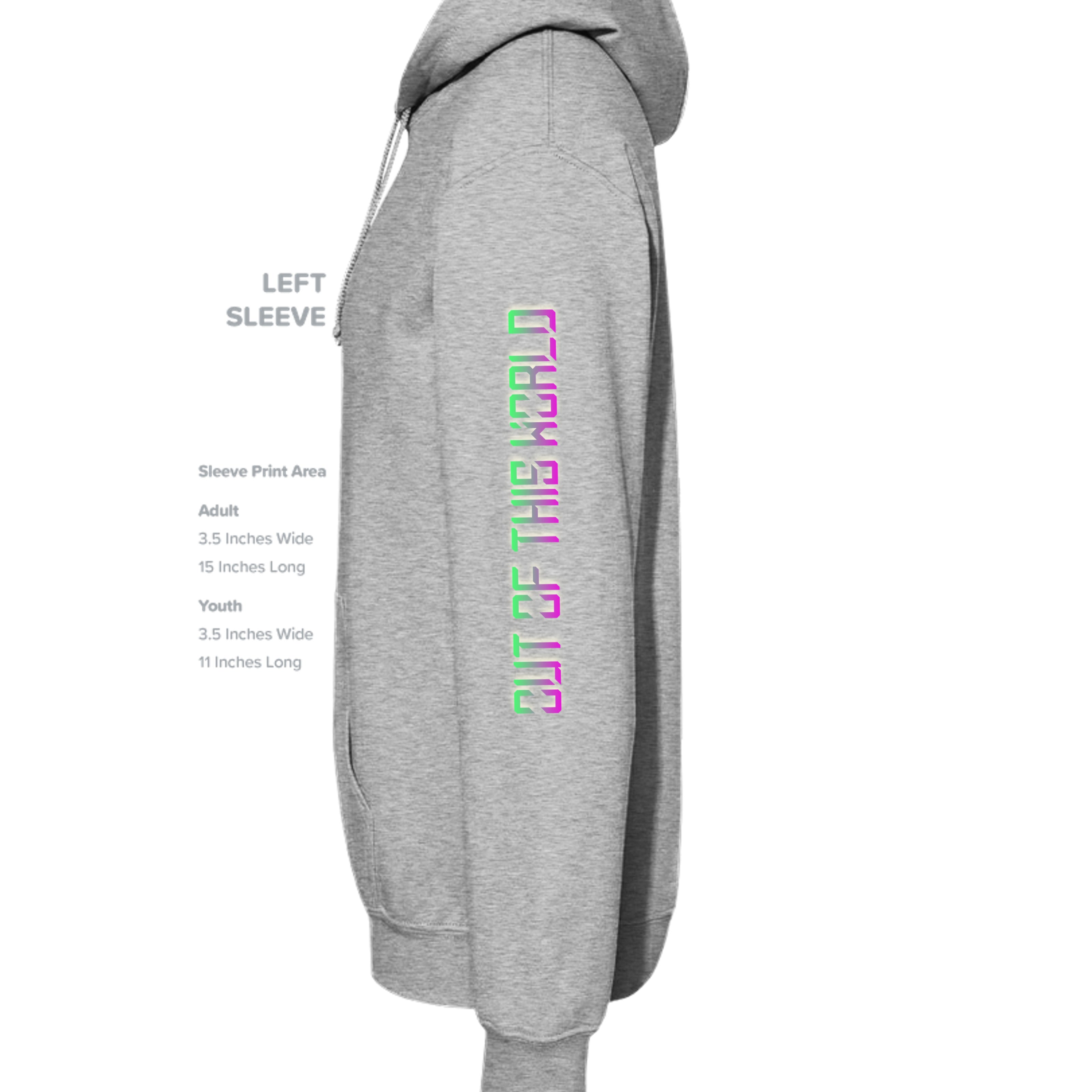 ndm:1428316 — Mt Eagles Out of This World Alien Invasion adult hoodie — school spirit apparel by Stu Borncat Creations