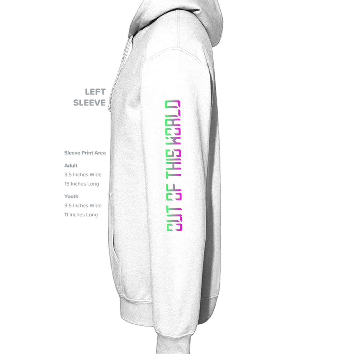 ndm:1428319 — Mt Eagles Out of This World Alien Invasion adult hoodie — school spirit apparel by Stu Borncat Creations