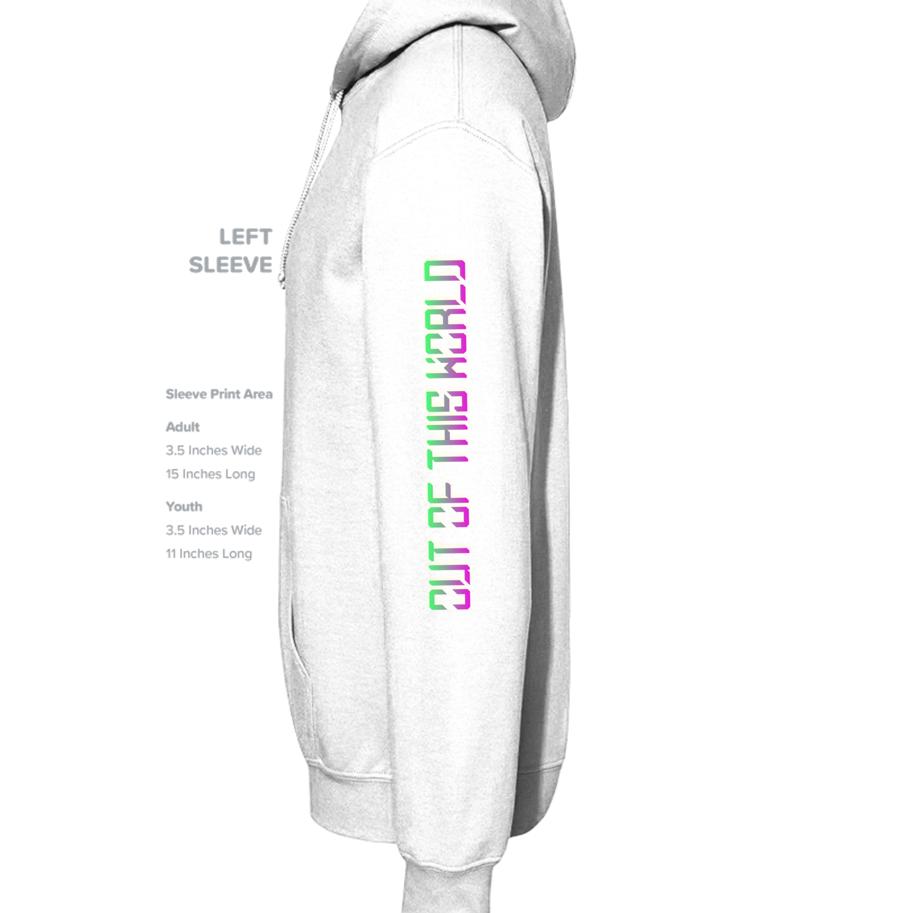 ndm:1429212 — Mt Eagles Out of This World Alien Invasion kids hoodie — school spirit apparel by Stu Borncat Creations