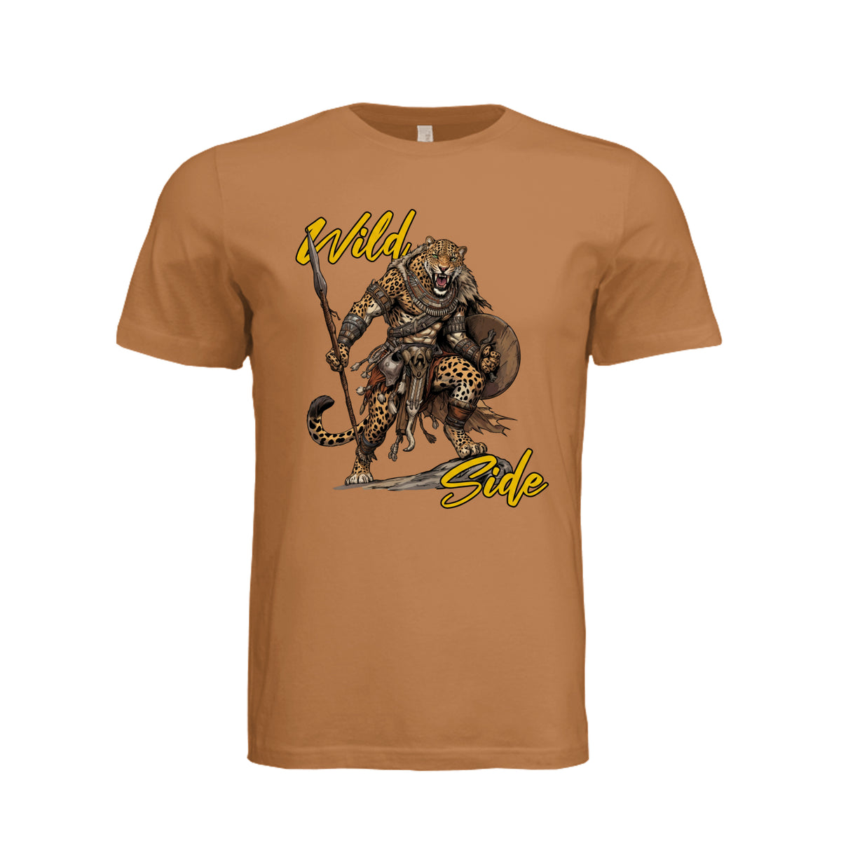 ndm:1435360  — Wild Side big cat graphic cat lovers adult t-shirt — custom DTF print by Stu Borncat Creations