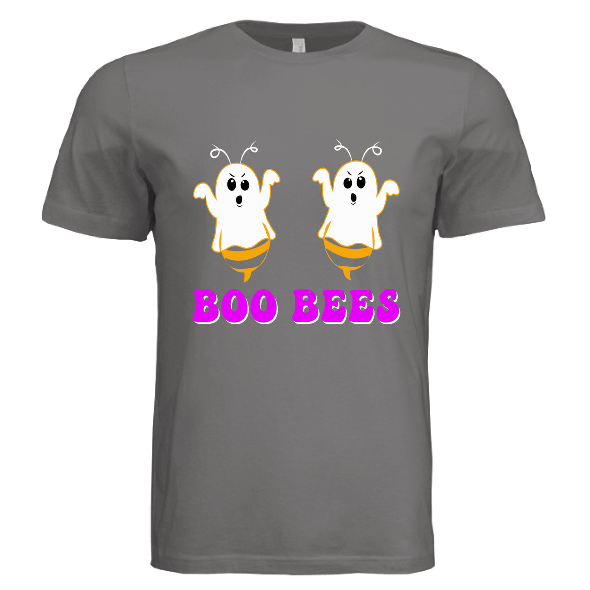 ndm:153288-Boo Bees funny Halloween adult graphic tee — spooky season DTF print by Stu Borncat Creations