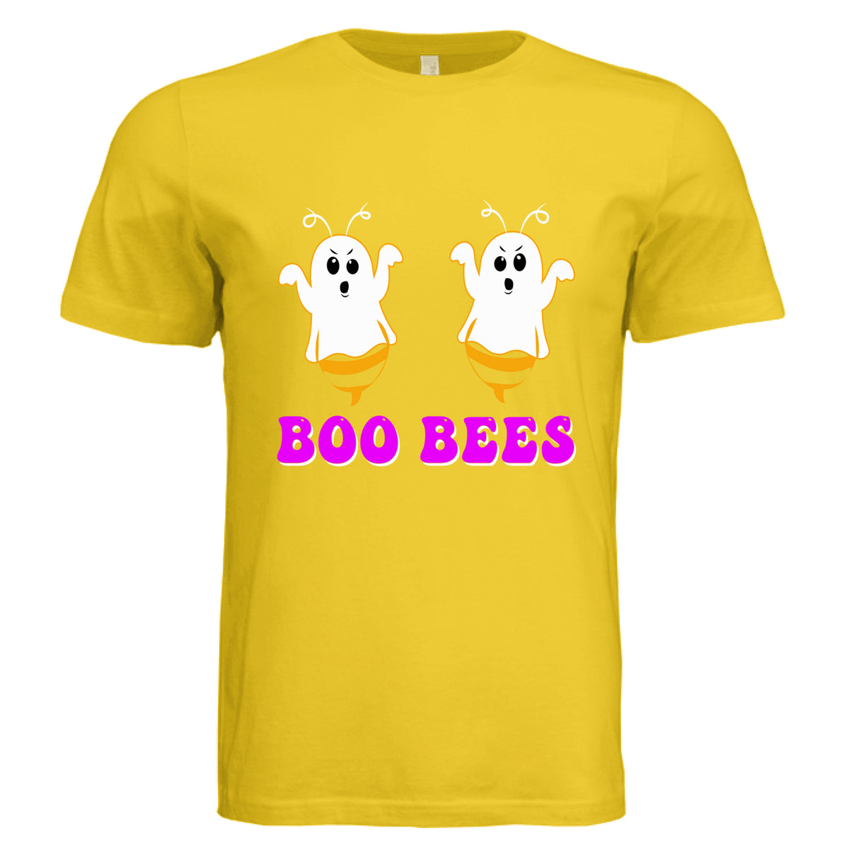 ndm:153290-Boo Bees funny Halloween adult graphic tee — spooky season DTF print by Stu Borncat Creations