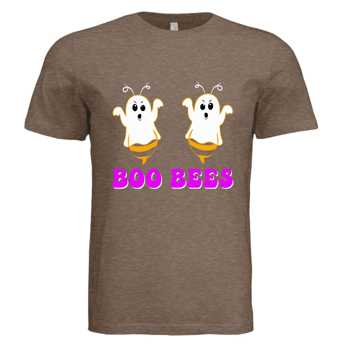 ndm:153292-Boo Bees funny Halloween adult graphic tee — spooky season DTF print by Stu Borncat Creations