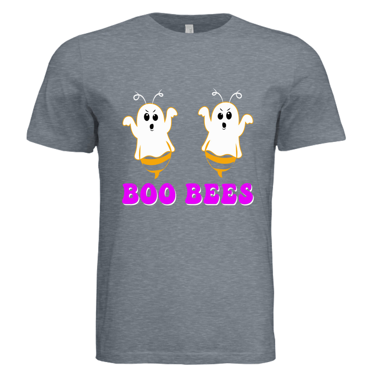 ndm:153294-Boo Bees funny Halloween adult graphic tee — spooky season DTF print by Stu Borncat Creations