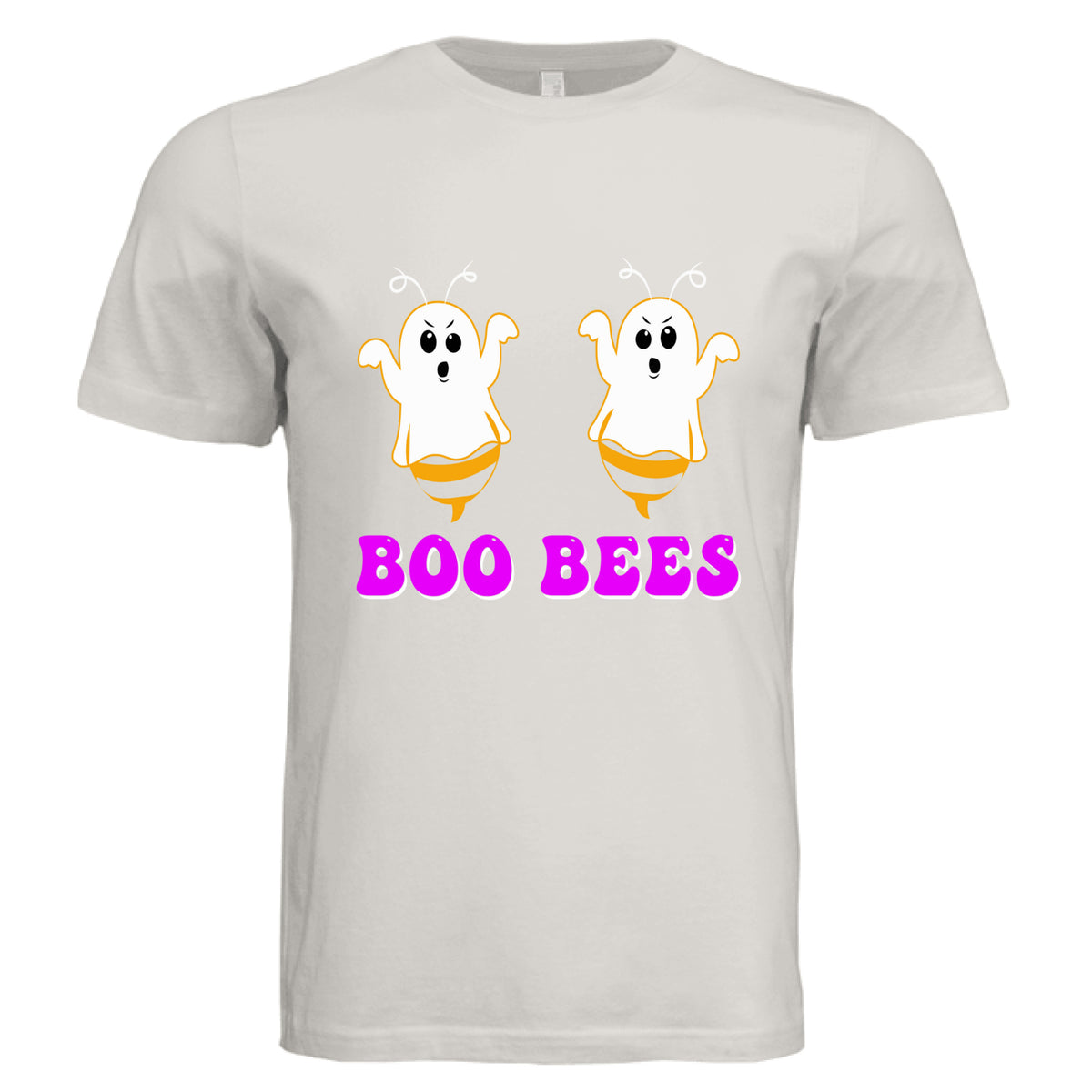 ndm:153296-Boo Bees funny Halloween adult graphic tee — spooky season DTF print by Stu Borncat Creations