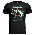 ndm:153900 — Hunting for Lunch cat lovers graphic t-shirt — custom DTF print by Stu Borncat Creations