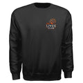 ndm:154585 — 9 Lives Club faux embroidery cat lovers sweatshirt — custom DTF print by Stu Borncat Creations
