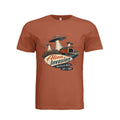 ndm:1781437-Adult graphic T-shirt featuring a retro alien invasion and UFO design, custom DTF print by Stu Borncat Creations.