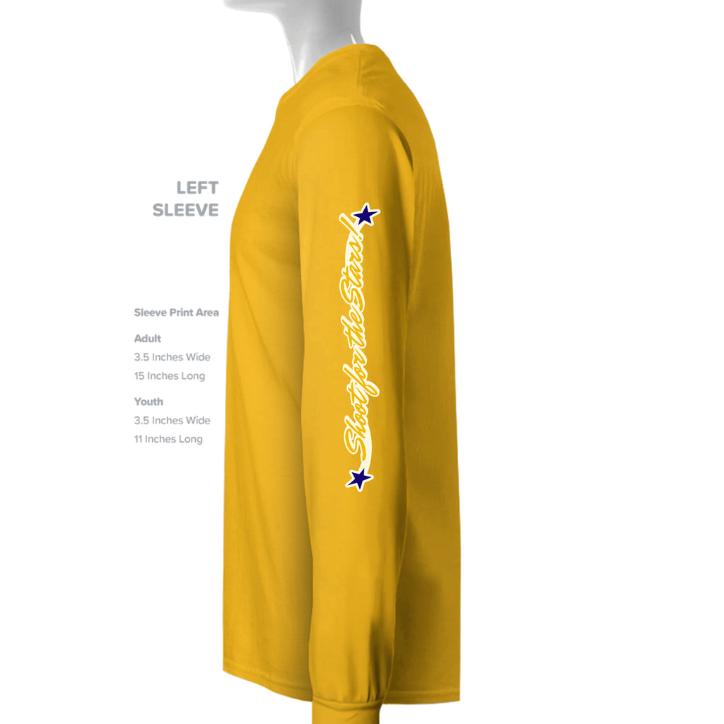 ndm:251590-Mt Everett Eagles Shoot for the Stars Alien Invasion adult long sleeve t-shirt — school spirit apparel by Stu Borncat Creations