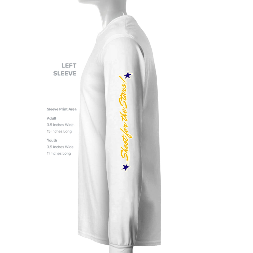 ndm:251599-Mt Everett Eagles Shoot for the Stars Alien Invasion adult long sleeve t-shirt — school spirit apparel by Stu Borncat Creations