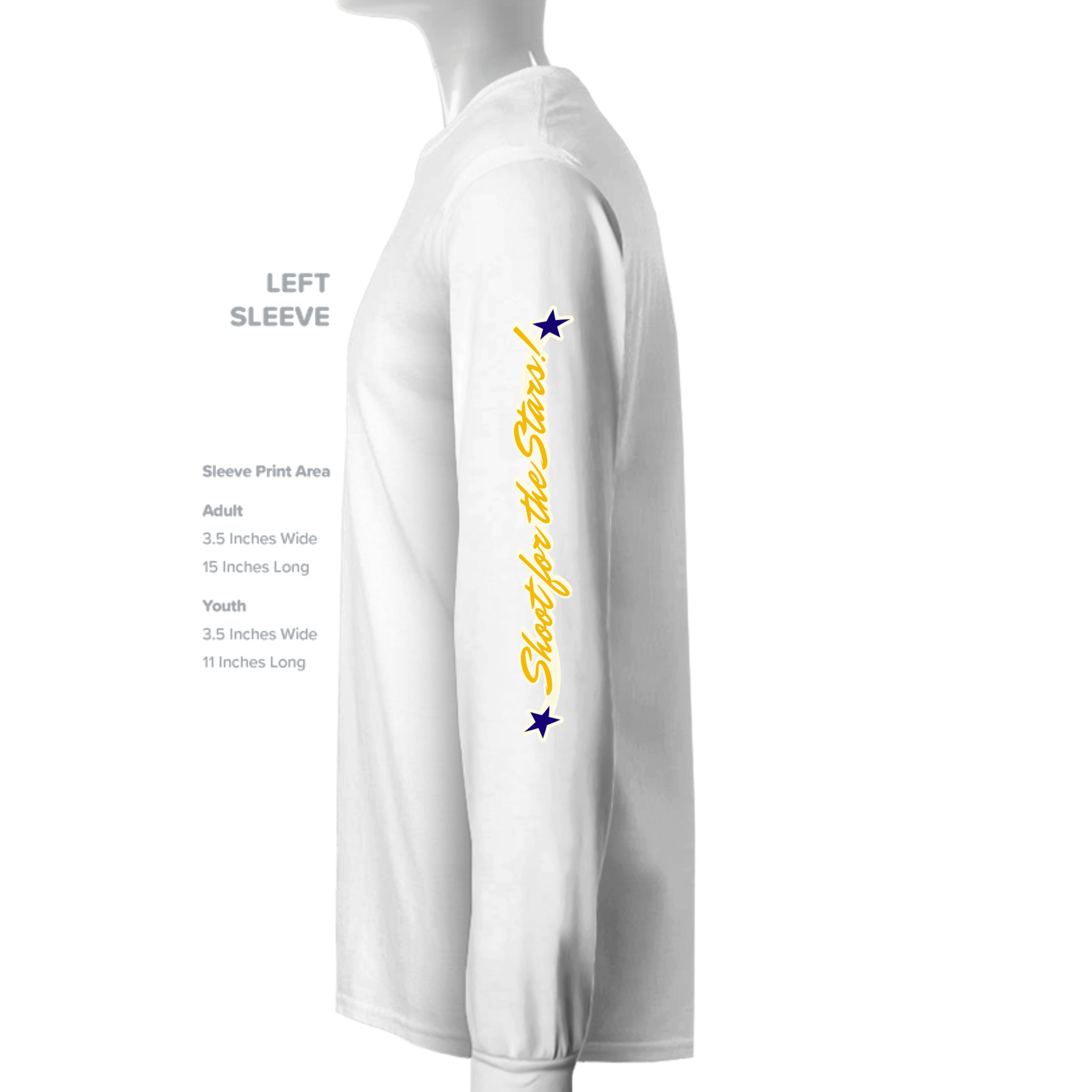 ndm:251599-Mt Everett Eagles Shoot for the Stars Alien Invasion adult long sleeve t-shirt — school spirit apparel by Stu Borncat Creations